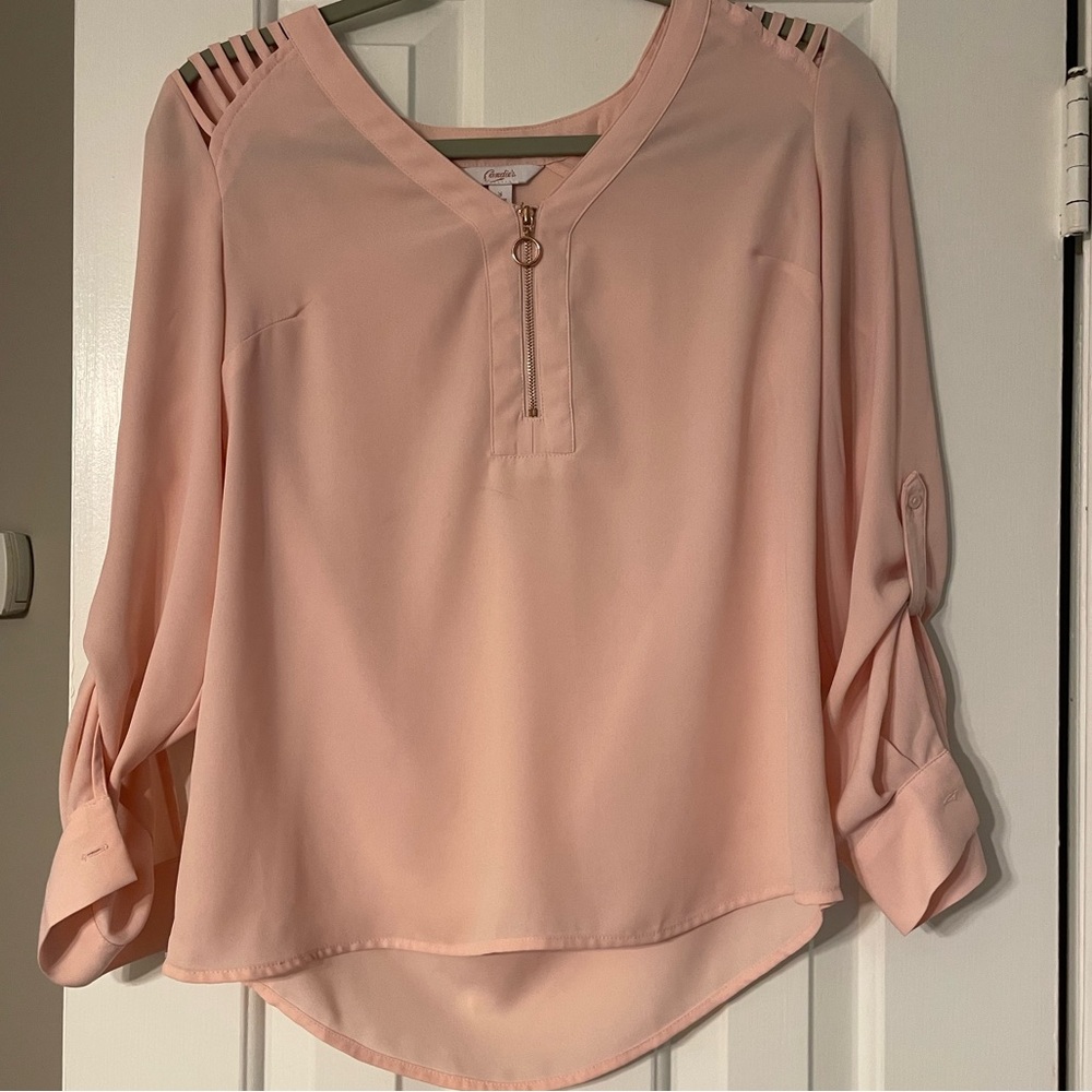 Pink blouse